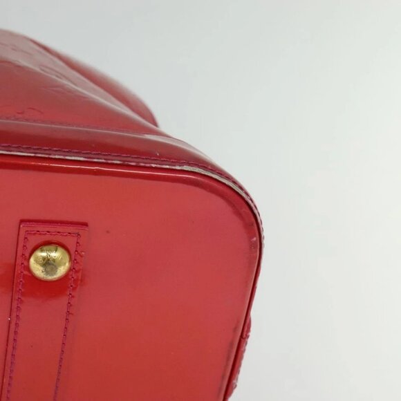 LOUIS VUITTON Monogram Vernis Alma GM Hand Bag Rose Pop - Picture 10 of 16